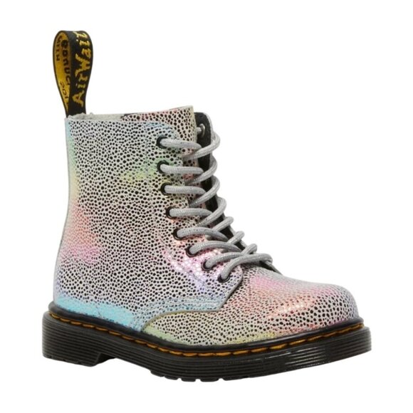 Dr. Martens Other - Dr. Martens Toddler 1460 Pascal Iridescent Lace-Up Boots in Rainbow Kidray – Siz